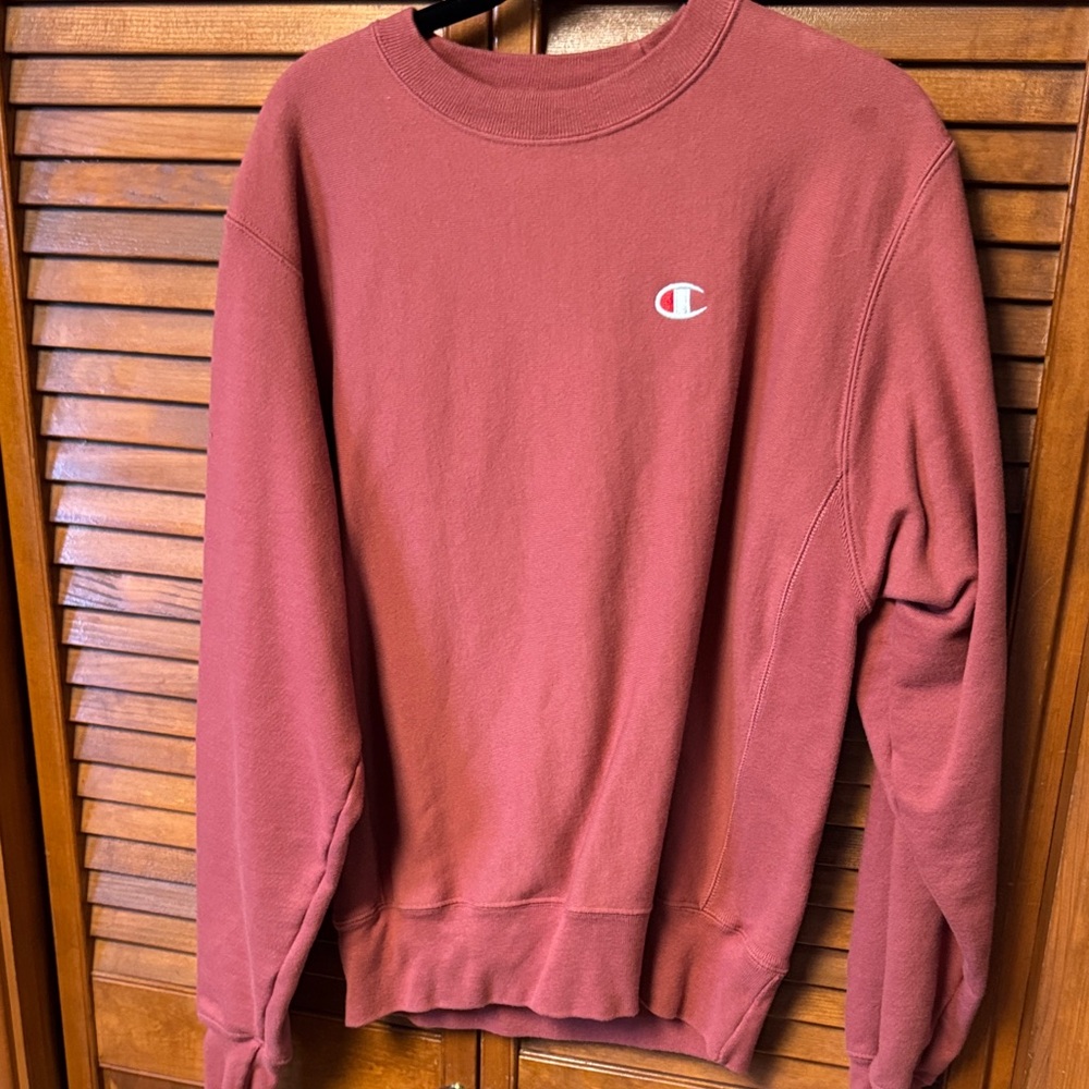 Champion Women’s  Brick Red Crewneck Sweater
